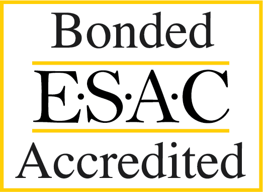 ESAC Bonded Accredited